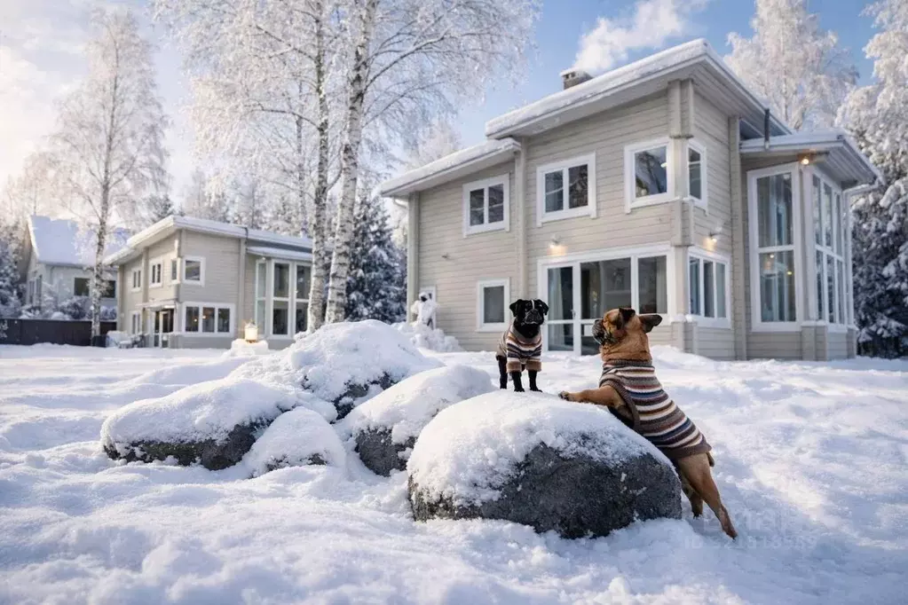 Дом в Ленинградская область, Приозерский район, Красноозерное с/пос, ... - Фото 1