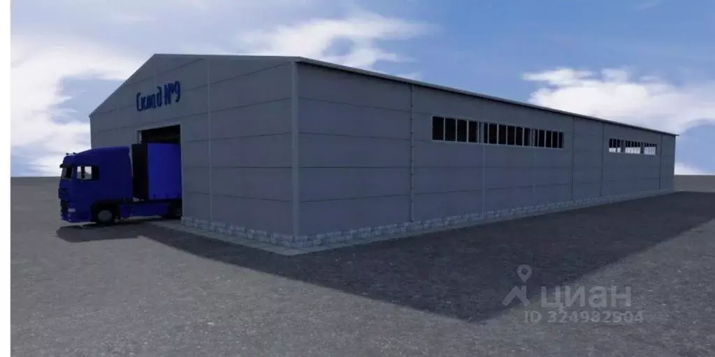 Склад в Калужская область, Боровский муниципальный округ, Ворсино ... - Фото 1