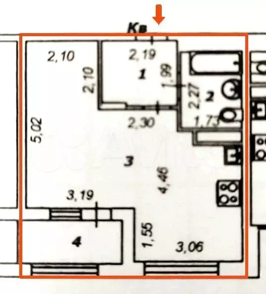 Квартира-студия, 33,7 м, 7/11 эт. - Фото 0