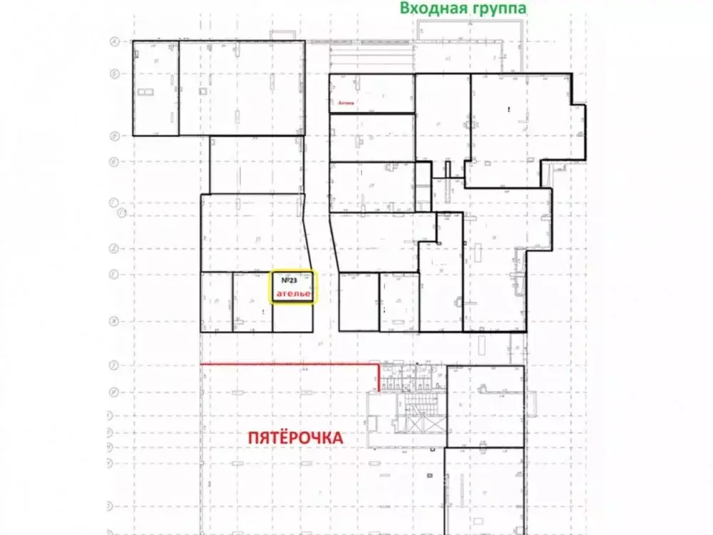 Торговая площадь в Москва Барвихинская ул., 6 (14 м) - Фото 2