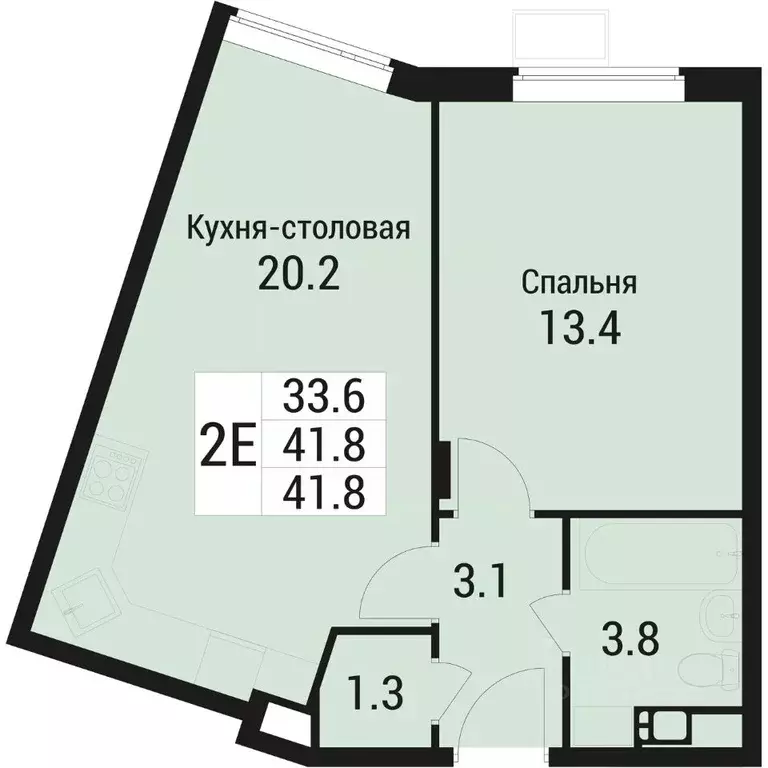 2-к кв. Московская область, Люберцы городской округ, Малаховка пгт Дом ... - Фото 0