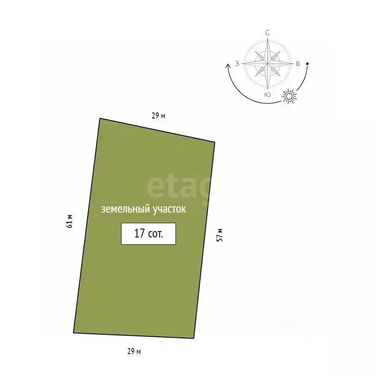 Участок в Красноярский край, Емельяново пгт ул. Караульная (17.0 сот.) - Фото 2