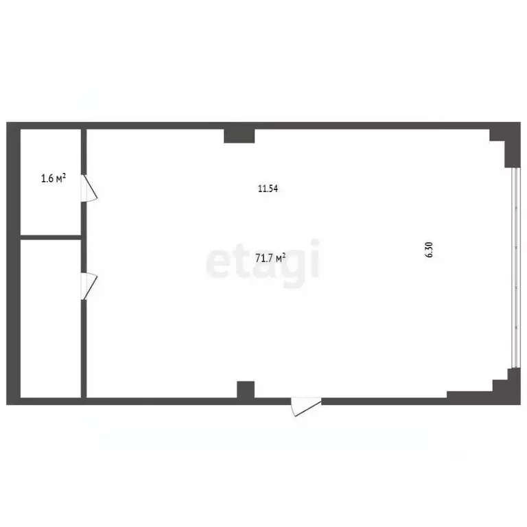 Офис в Тюменская область, Тюмень ул. Пермякова, 1с5 (71 м) - Фото 0