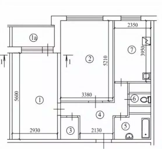 2-к кв. Татарстан, Зеленодольский район, Осиновское с/пос, с. Осиново ... - Фото 2