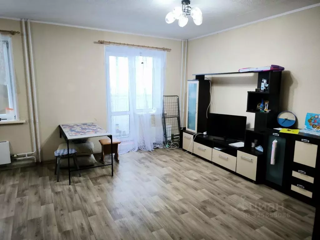 Студия Омская область, Омск Московка-2 мкр, ул. Молодова, 24 (33.1 м) - Фото 1