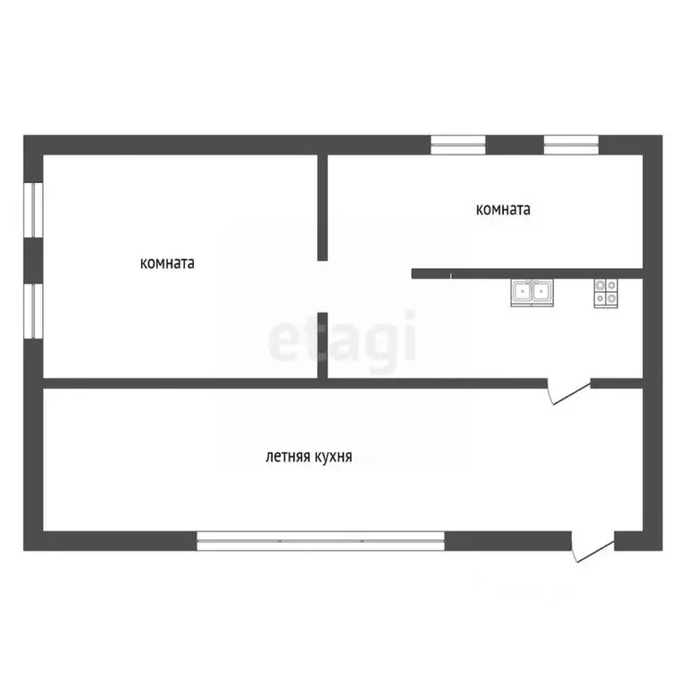 Дом в Кемеровская область, Юрга Мастеровая ул., 24Б (29 м) - Фото 2