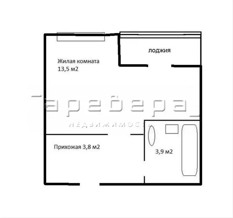 Квартира-студия: Красноярск, Свердловская улица, 6К (29 м) - Фото 0