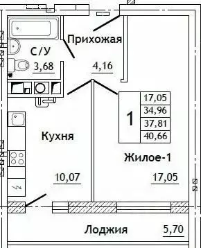 1-к кв. Смоленская область, Смоленский муниципальный округ, д. ... - Фото 0