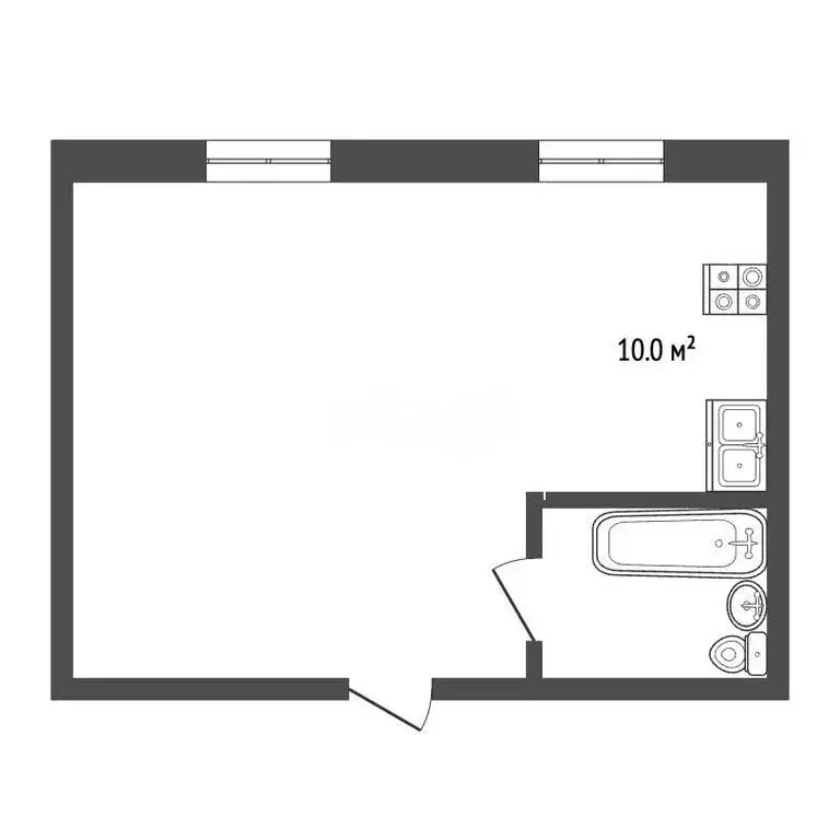 1-комнатная квартира: Самара, переулок Водников, 22 (37 м) - Фото 1