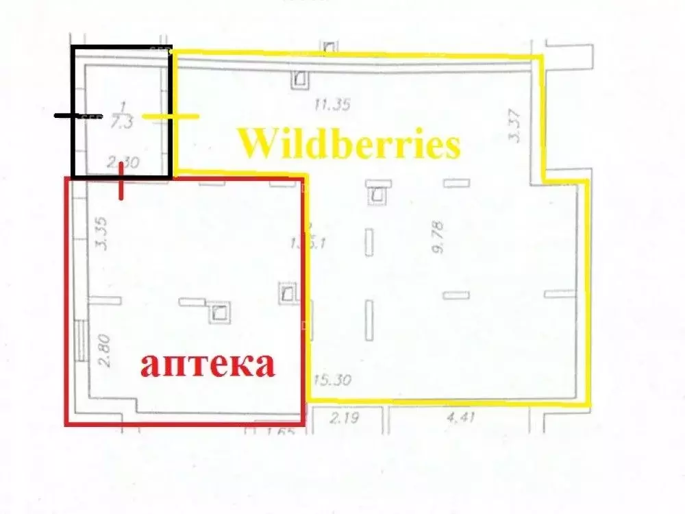 Торговая площадь в Москва Феодосийская ул., 7к5 (142 м) - Фото 1