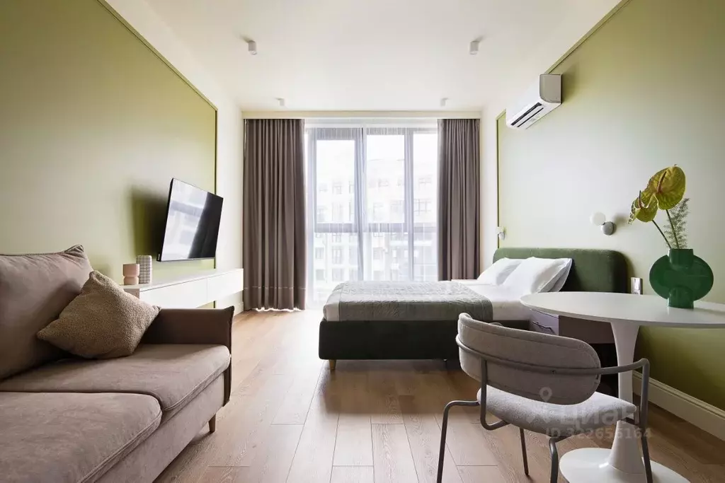 Студия Калининградская область, Зеленоградск ул. Гагарина, 87 (35.0 м) - Фото 1