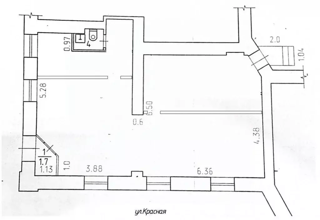 Торговая площадь в Удмуртия, Ижевск Красная ул., 154 (81 м) - Фото 2