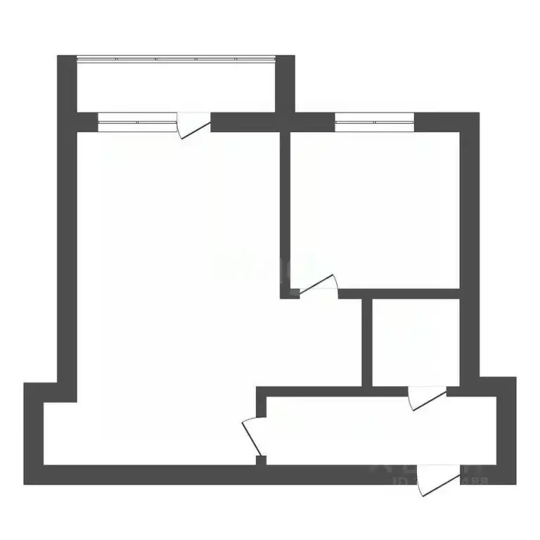 1-к кв. Амурская область, Благовещенский район, с. Чигири Центральная ... - Фото 2
