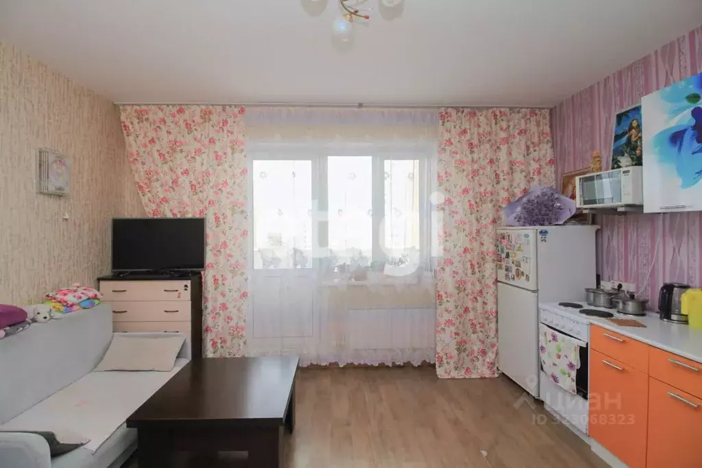 Студия Красноярский край, Красноярск Нанжуль-Солнечный мкр, ул. ... - Фото 1