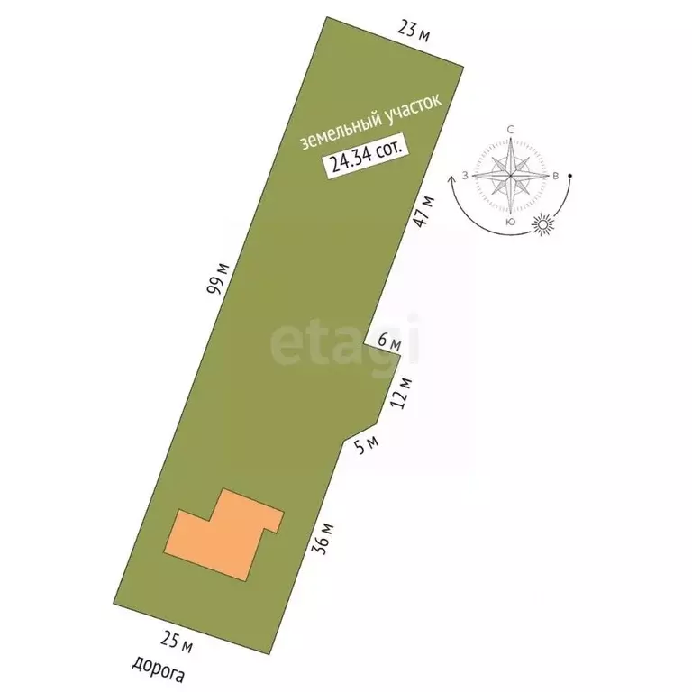 Дом в Мордовия, Ковылкинский район, Токмовское с/пос, с. Токмово ул. ... - Фото 2