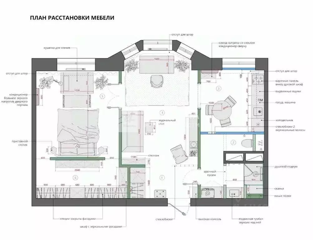 2-к кв. Москва наб. Тараса Шевченко, 3 (62.5 м) - Фото 1