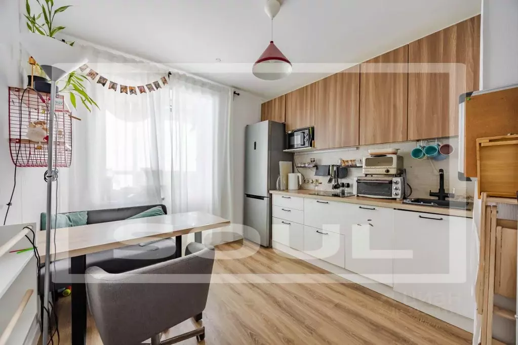 1-к кв. Ленинградская область, Всеволожский район, пос. Бугры бул. ... - Фото 1