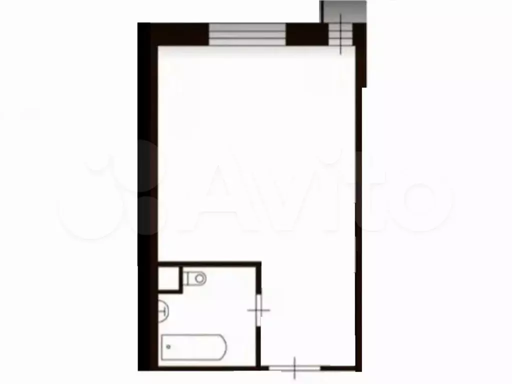 Квартира-студия, 33 м, 1/9 эт. - Фото 0