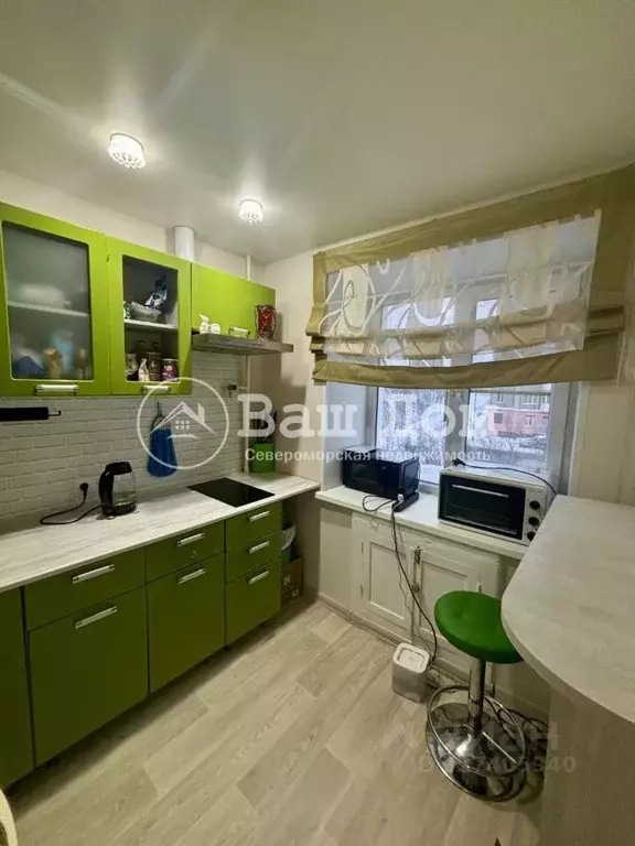 1-к кв. Мурманская область, Североморск ул. Сивко, 13 (30.5 м) - Фото 2