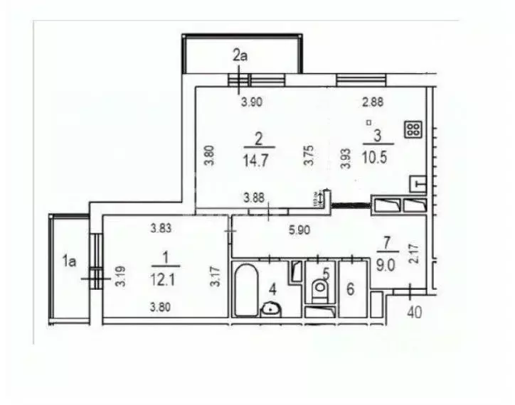 2-к кв. Москва Щелковское ш., 74 (56.0 м) - Фото 2