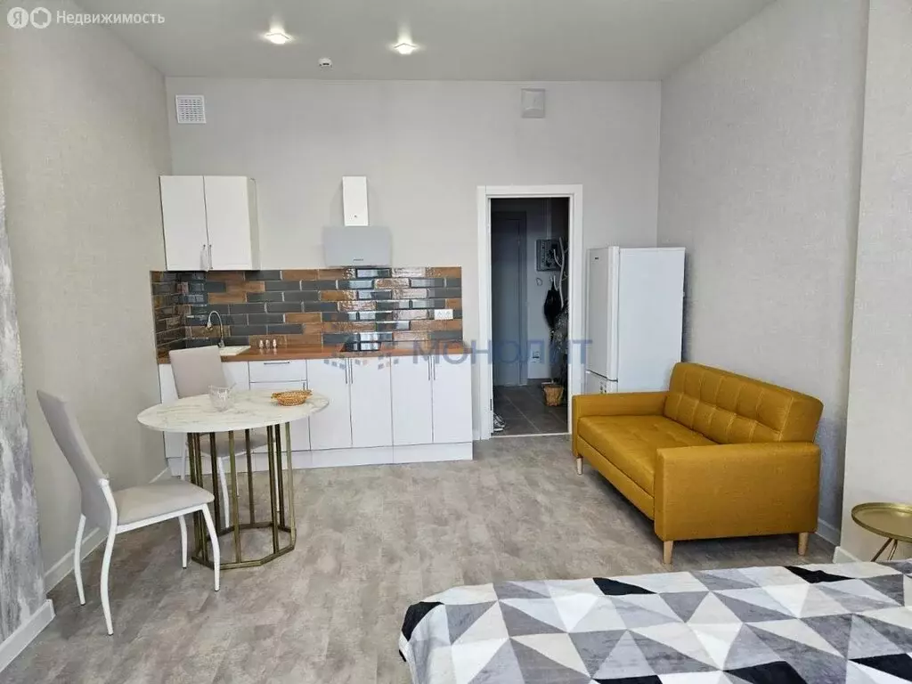 Квартира-студия: Нижний Новгород, Гордеевская улица, 107 (28.5 м) - Фото 2