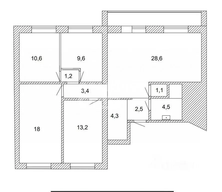4-к кв. Тюменская область, Тюмень ул. Червишевский Тракт, 58 (97.0 м) - Фото 2
