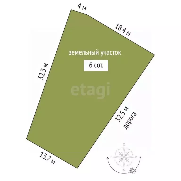 Участок в Ростовская область, Азовский район, Елизаветинское с/пос, ... - Фото 2