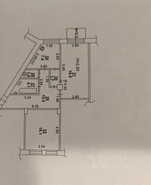 2-к кв. Ростовская область, Ростов-на-Дону просп. Михаила Нагибина ... - Фото 0