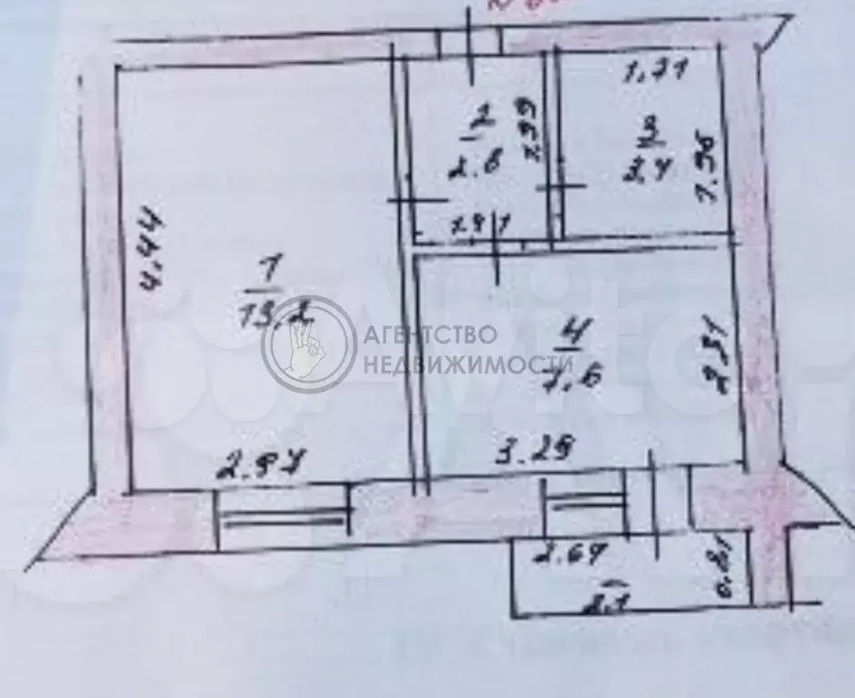 1-к. квартира, 30 м, 5/9 эт. - Фото 0