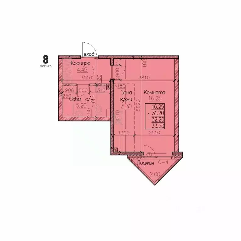 1-к кв. Иркутская область, Иркутск ул. Освобождения, 132 (32.2 м) - Фото 0