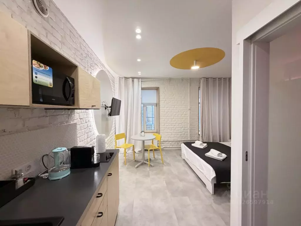 Студия Санкт-Петербург ул. Рубинштейна, 38 (25.81 м) - Фото 1