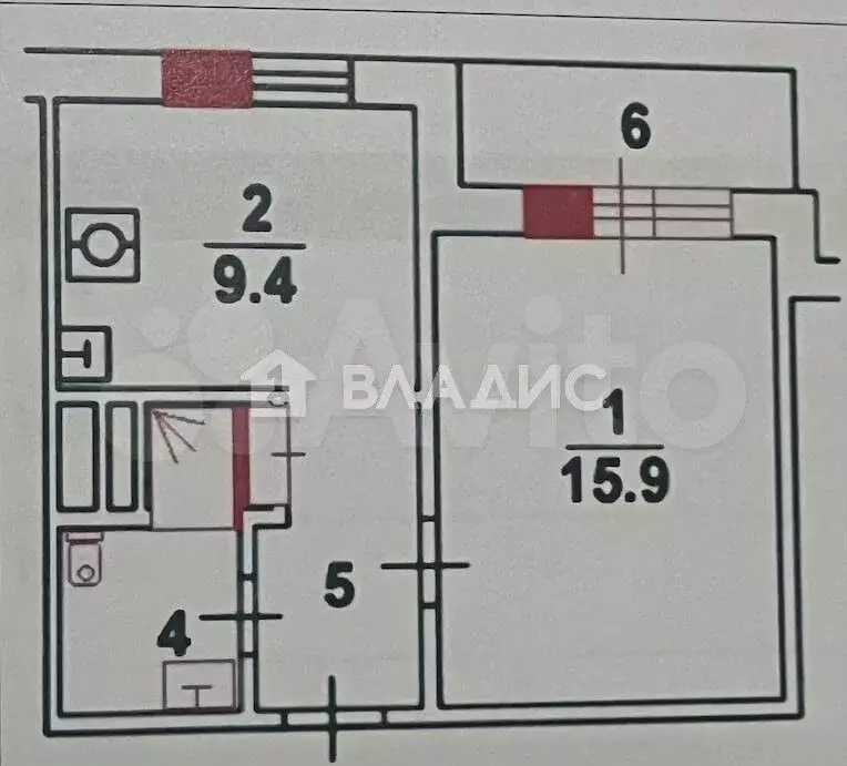 1-к. квартира, 34,2 м, 10/17 эт. - Фото 0