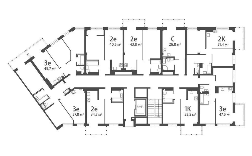 2-к кв. Санкт-Петербург Ремесленная ул., 15 (51.5 м) - Фото 1