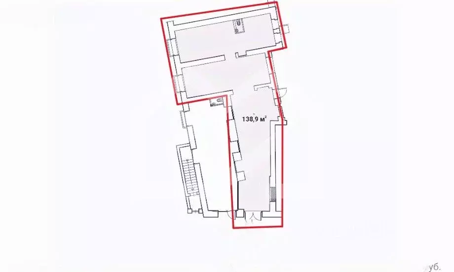 Помещение свободного назначения в Москва ул. Земляной Вал, 23С1 (139 ... - Фото 2