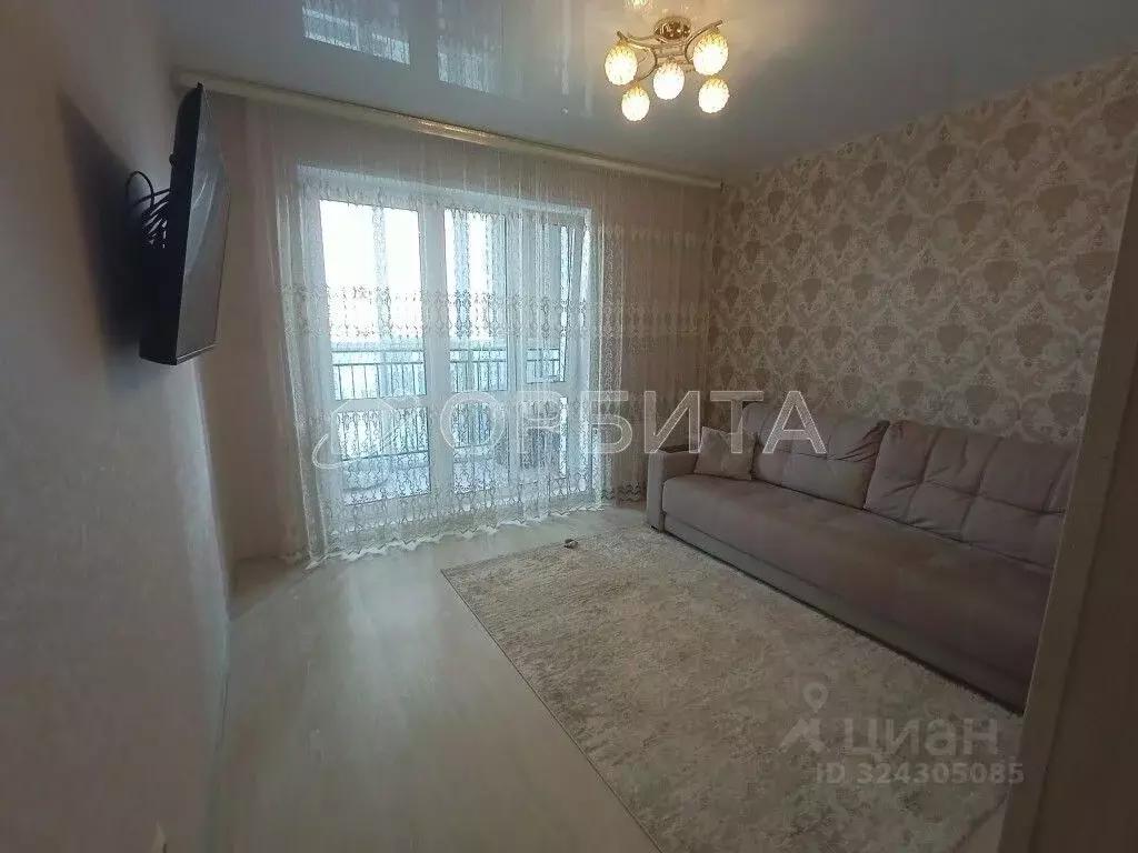 1-к кв. Тюменская область, Тюмень Интернациональная ул., 199к7 (38.9 ... - Фото 2