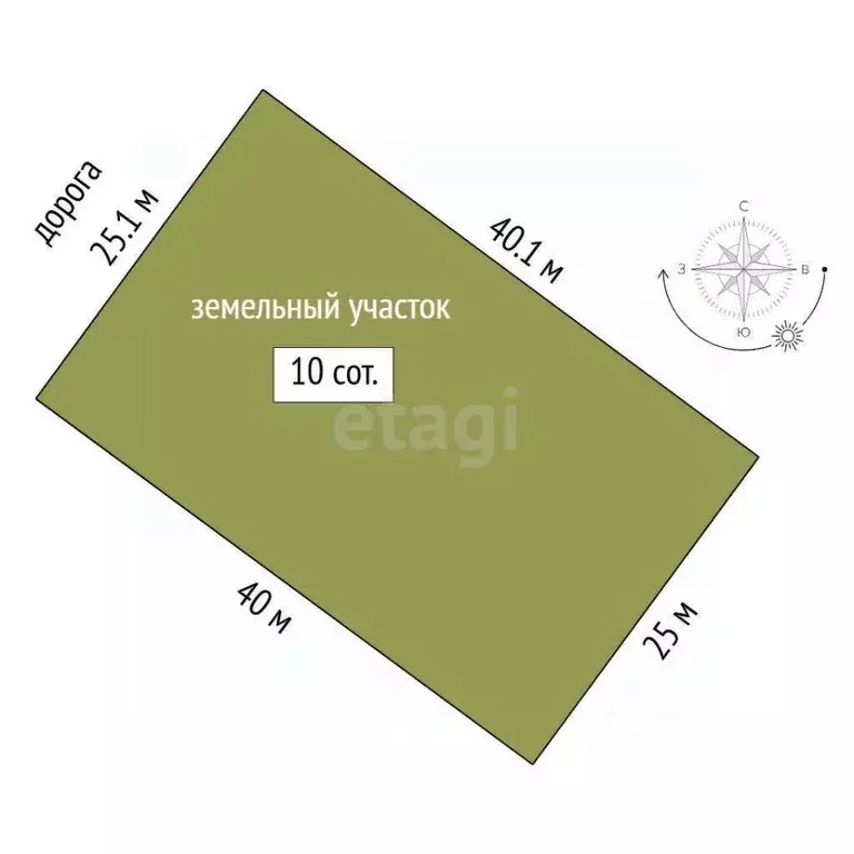 Участок в Тюменская область, Нижнетавдинский муниципальный округ, ... - Фото 2