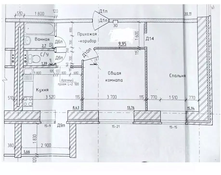 2-к кв. Тульская область, Тула ул. Михеева, 11Б (52.5 м) - Фото 1