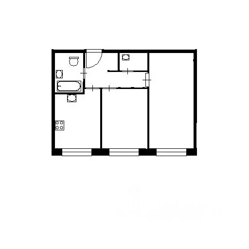 2-к кв. Омская область, Омск просп. Карла Маркса, 22 (58.0 м) - Фото 1