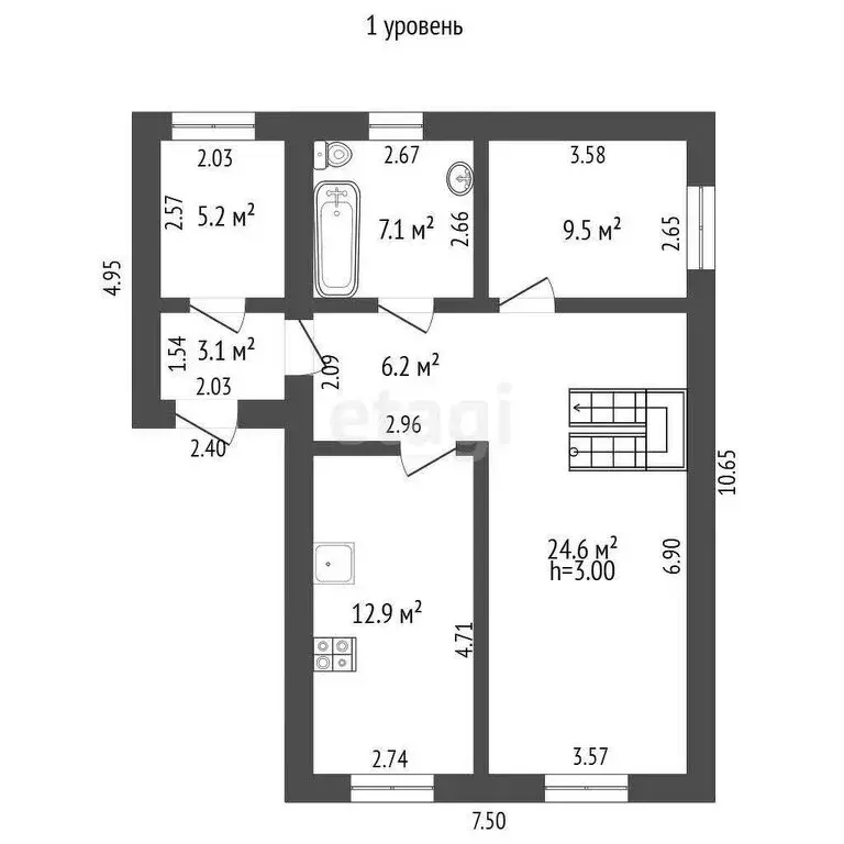 Дом в Ишим, Карасульская улица (120 м) - Фото 1