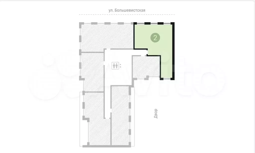 2-к. квартира, 88,2 м, 7/9 эт. - Фото 1