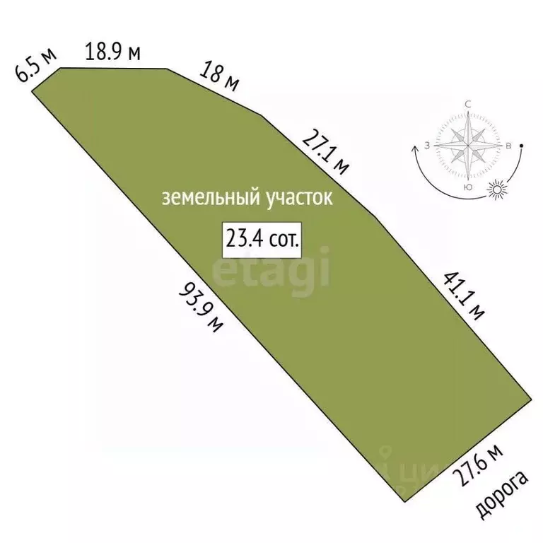 Участок в Тюменская область, Тюменский муниципальный округ, д. ... - Фото 2