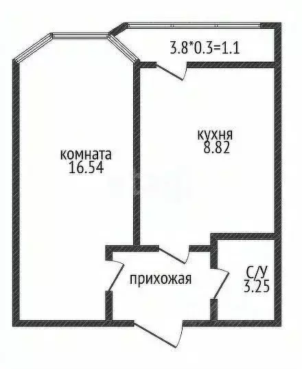 1-к кв. Краснодарский край, Краснодар Черкасская ул., 58/2 (32.0 м) - Фото 0