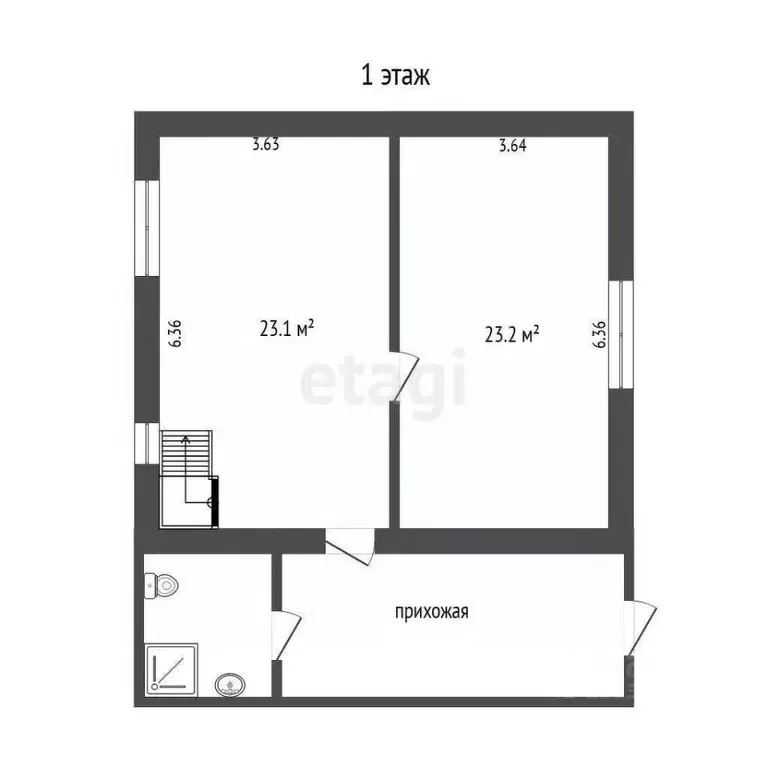 Дом в Тюменская область, Ярковский муниципальный округ, с. Южаково ... - Фото 2