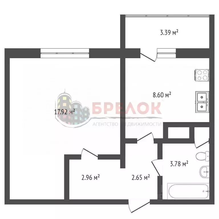 1-к кв. Ростовская область, Ростов-на-Дону просп. Маршала Жукова, 36/5 ... - Фото 2