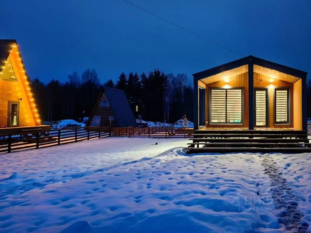 Дом в Ленинградская область, Приозерский район, Красноозерное с/пос, ... - Фото 1