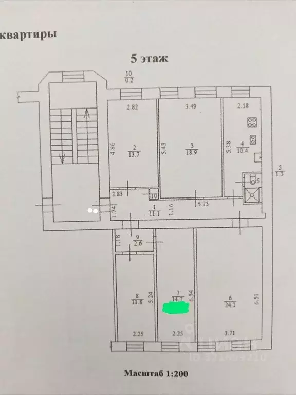 Комната Санкт-Петербург Воронежская ул., 57 (14.7 м) - Фото 1