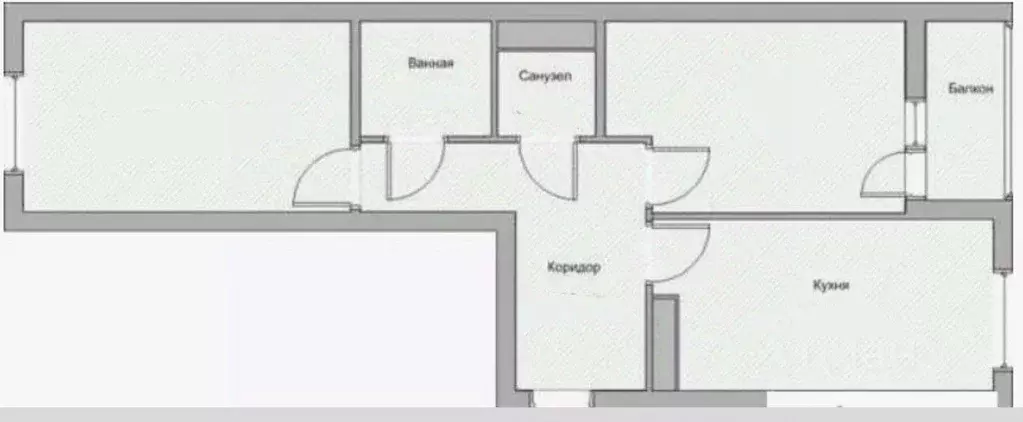 2-к кв. Тульская область, Тула Оружейная ул., 26 (50.8 м) - Фото 1
