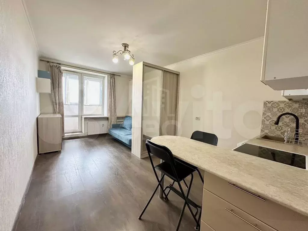 Квартира-студия, 27 м, 25/25 эт. - Фото 1