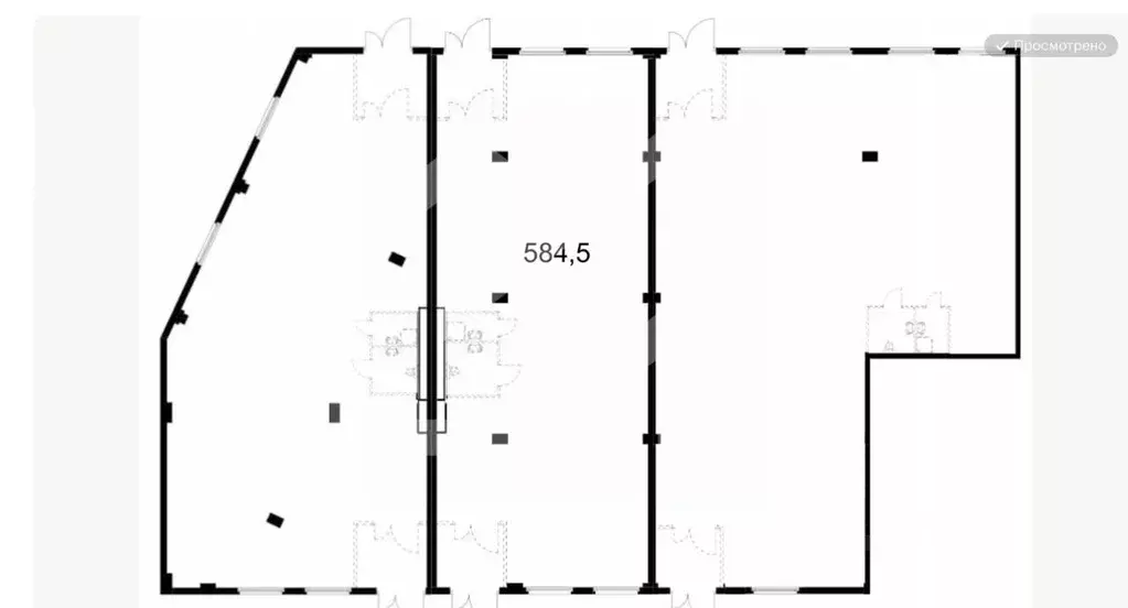 Помещение свободного назначения в Москва Очаковское ш., 5к5 (585 м) - Фото 2