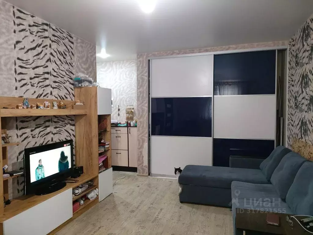 Квартира, 1 комната, 34.2 м - Фото 1
